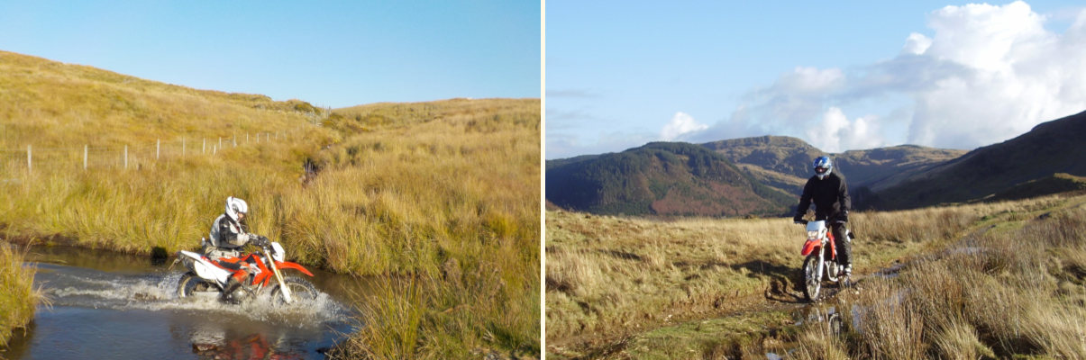 Trail riders Trail riders in Mid Wales