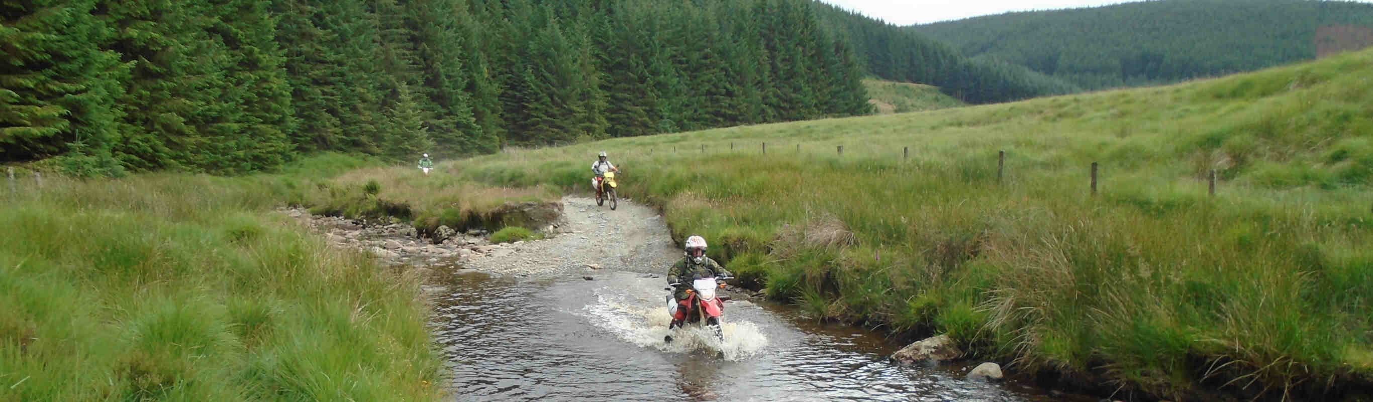 Trail riders on the famous Strata Florida route