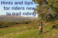 Image link to hints and tips for riders new to trail riding