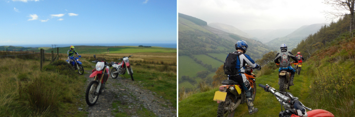 Trail riders Trail riders in North Wales