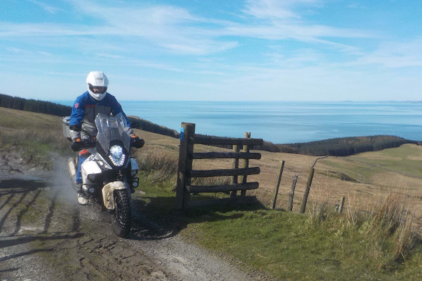 Trail riders in North Wales