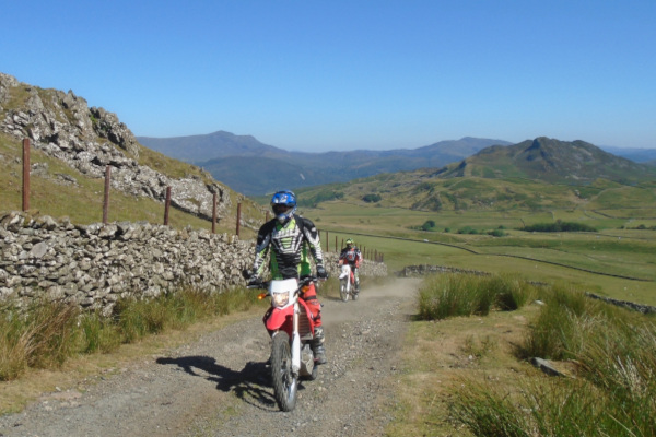 Trail riders in North Wales Trail riders in North Wales
