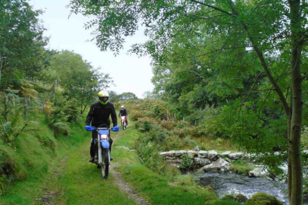 Trail riders in North Wales