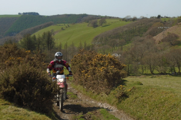Trail riders Trail riders in Mid Wales