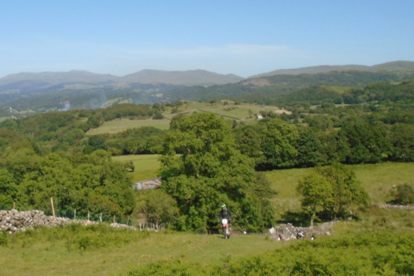 Trail riders in North Wales