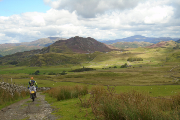 Trail riders in North Wales