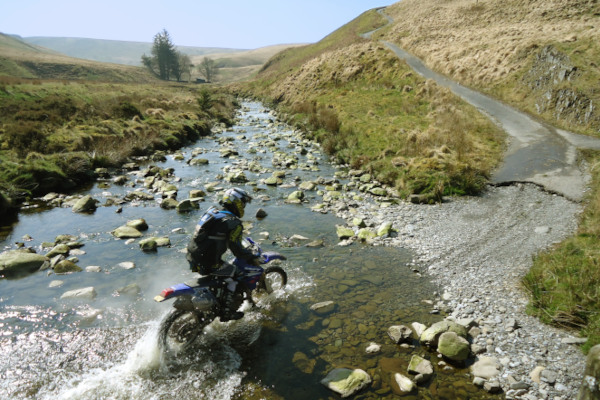 Trail riders in North Wales